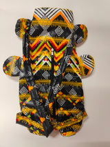 Made from durable materials, this backpack is both stylish and functional. With its vibrant print, your child will love carrying their belongings in this backpack while staying organized. Check out our unique handmade bags.