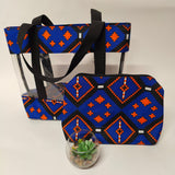 African Print Tote Bag - SisiMuj
