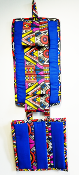 Searching for the ideal hand towel holder? Brighten your kitchen/bathroom and increase your storage space with this gorgeous African print hand towel holder.