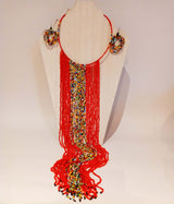African Beaded Necklace Set - SisiMuj