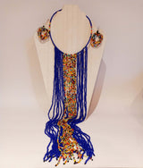 African Beaded Necklace Set - SisiMuj