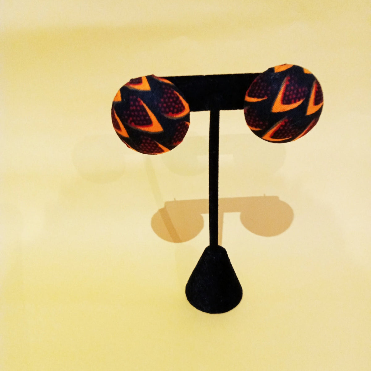 Button Earrings - SisiMuj