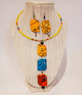 Contemporary Beaded Earrings Set - SisiMuj