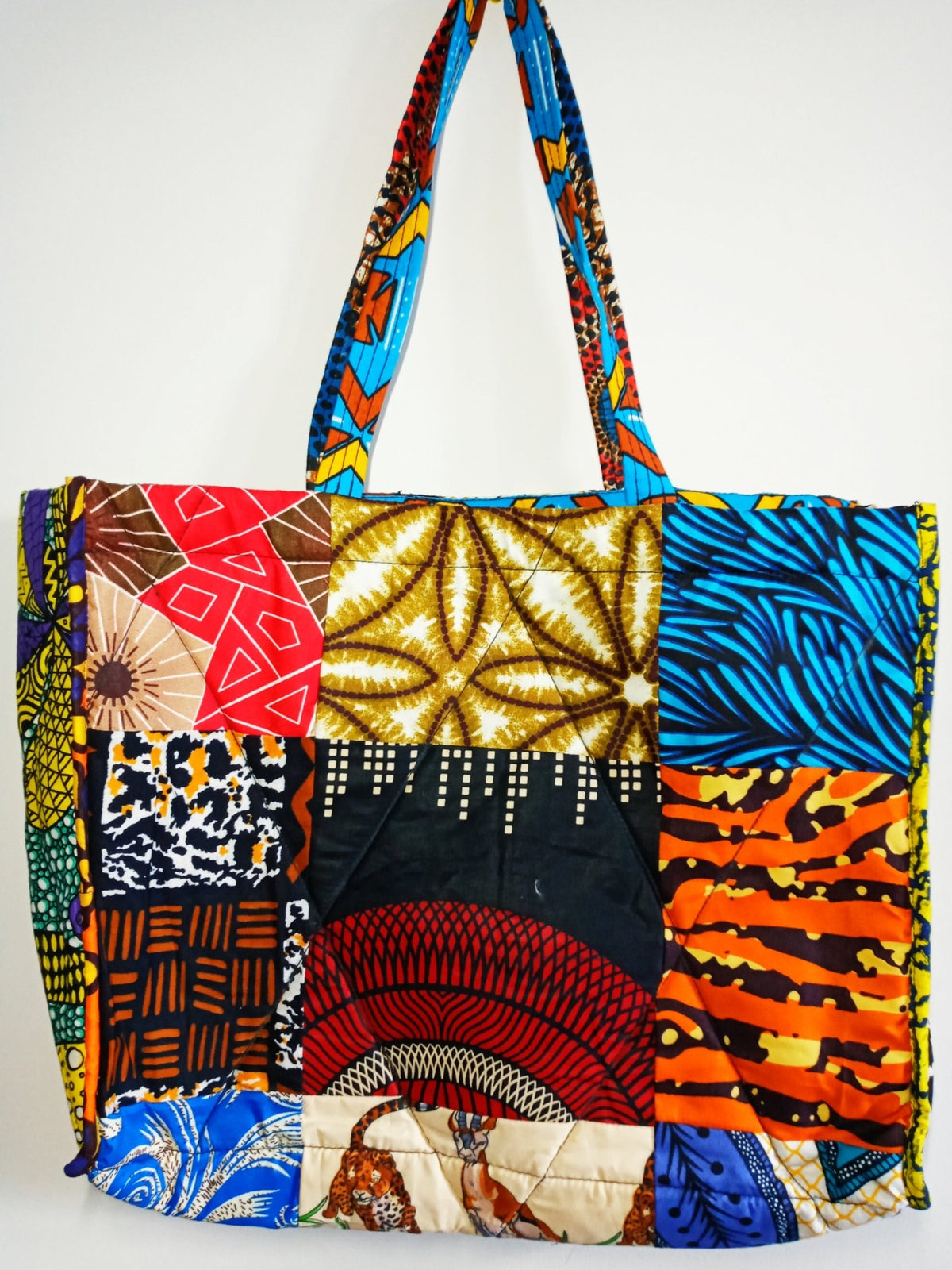 Vivi Patchwork Tote Bag - SisiMuj