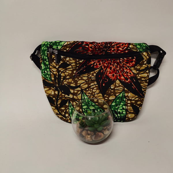 Fanny pack with floral pattern