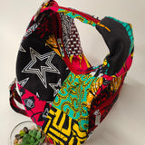 Colorful multipurpose patterned handbag 