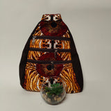 Sling bag with animal print pattern 