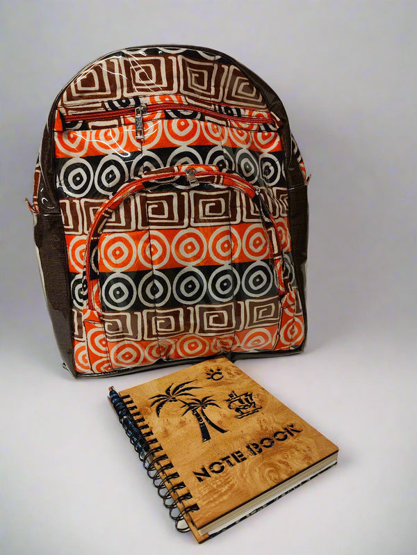 Made from durable, water-resistant plastic, the Kids Ankara Waterproof Backpack is made to stand up to those wet school days. Check out our unique handmade bags.