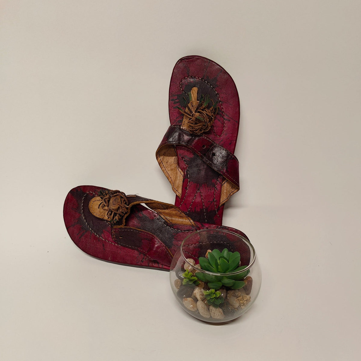 African Leather Sandals - SisiMuj
