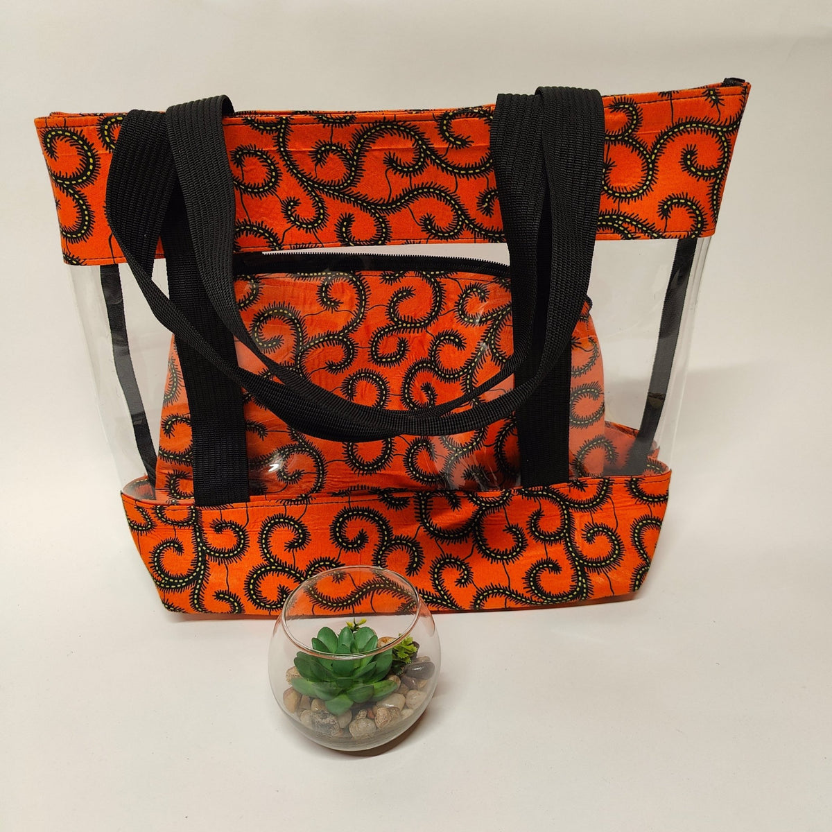 African Print Tote Bag - SisiMuj