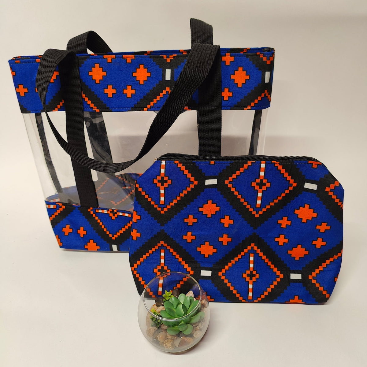 African Print Tote Bag - SisiMuj