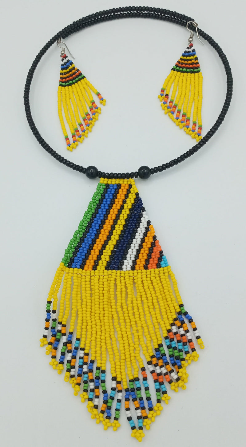 Explore our range of unique handcrafted necklaces. Find the perfect necklace to suit your style and express yourself, or gift to a loved one. Beaded necklace. Ankara necklace. Semi-precious necklace. Gemstone necklace.