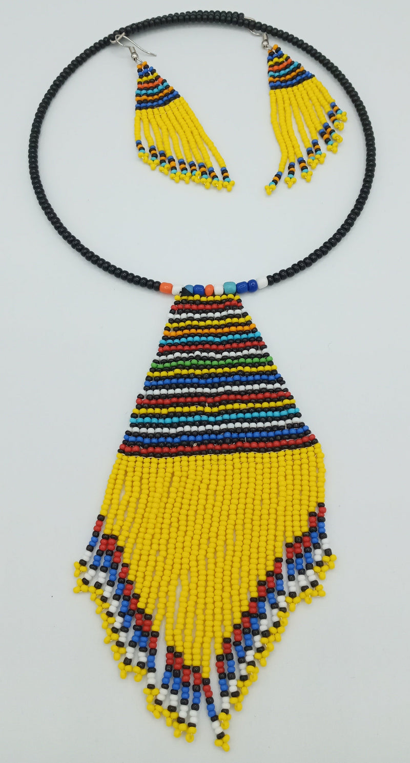 Explore our range of unique handcrafted necklaces. Find the perfect necklace to suit your style and express yourself, or gift to a loved one. Beaded necklace. Ankara necklace. Semi-precious necklace. Gemstone necklace.