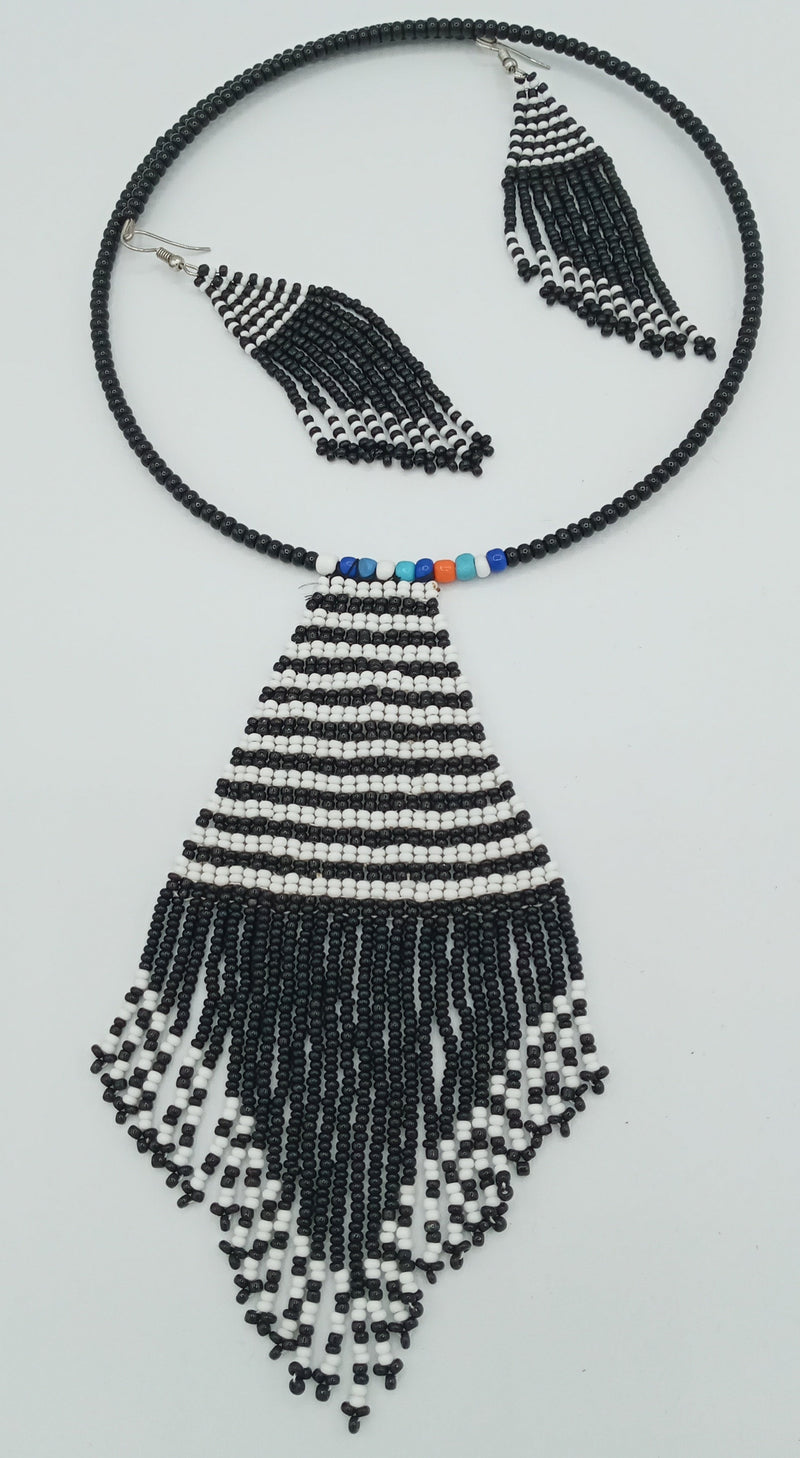 Explore our range of unique handcrafted necklaces. Find the perfect necklace to suit your style and express yourself, or gift to a loved one. Beaded necklace. Ankara necklace. Semi-precious necklace. Gemstone necklace.