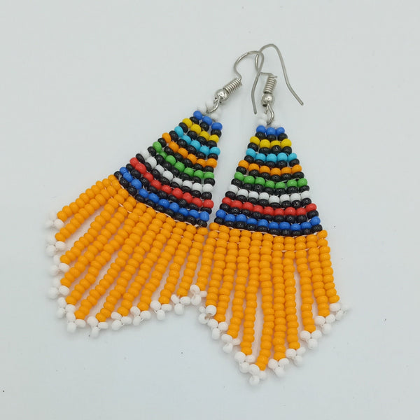 Explore our range of unique handcrafted beaded earrings. Find the perfect pair to suit your style and express yourself, or gift to a loved one. Beaded necklace. Ankara necklace. Semi-precious necklace. Gemstone necklace. Bracelets. Earrings.