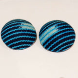 Check out our handmade bracelets and earrings selection. Ankara. Wax. Button earring.