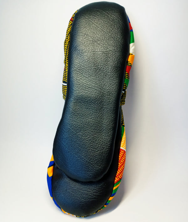 African Print Slip on