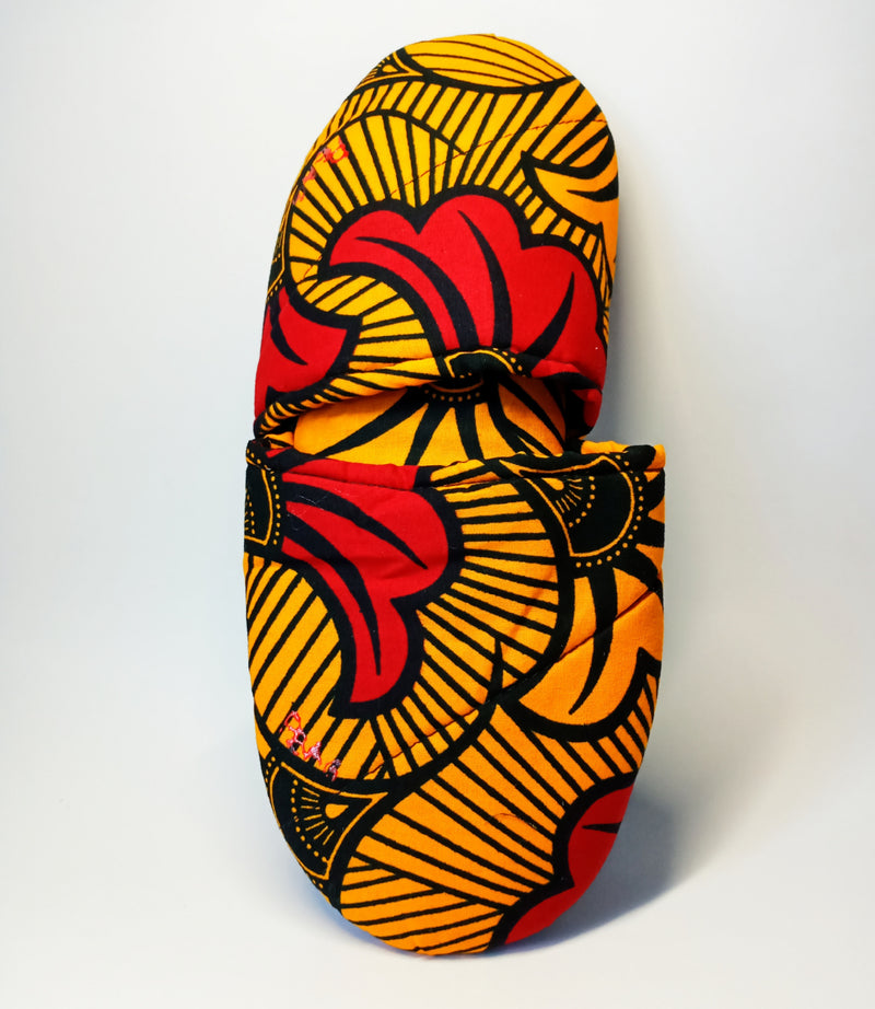 African Print Slip on