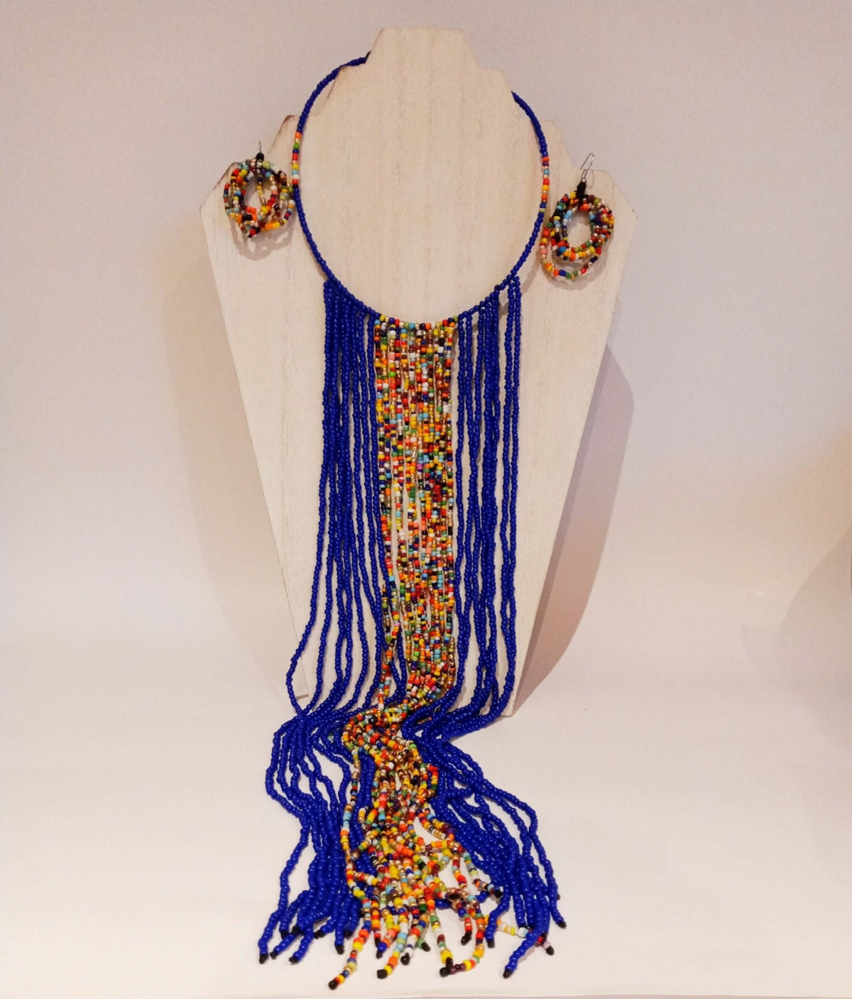 African Beaded Necklace Set - SisiMuj