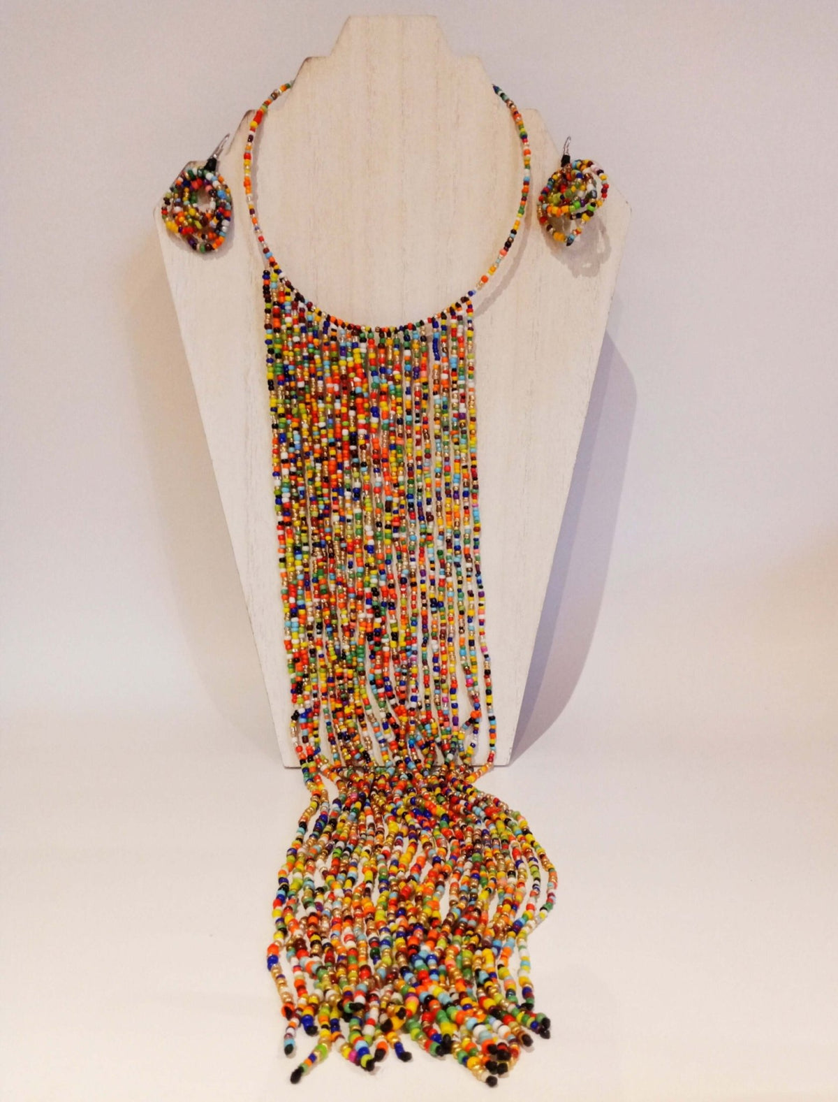 African Beaded Necklace Set - SisiMuj