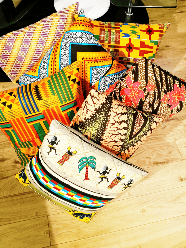 African Print Cushion/Pillow Covers - SisiMuj