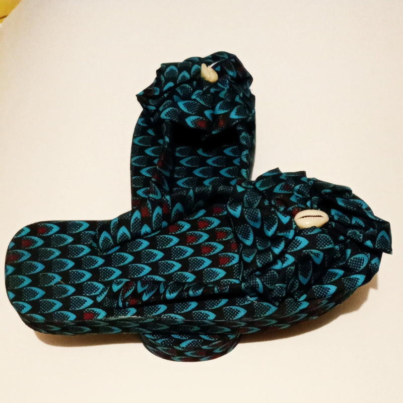 African Print Flip Flops - SisiMuj