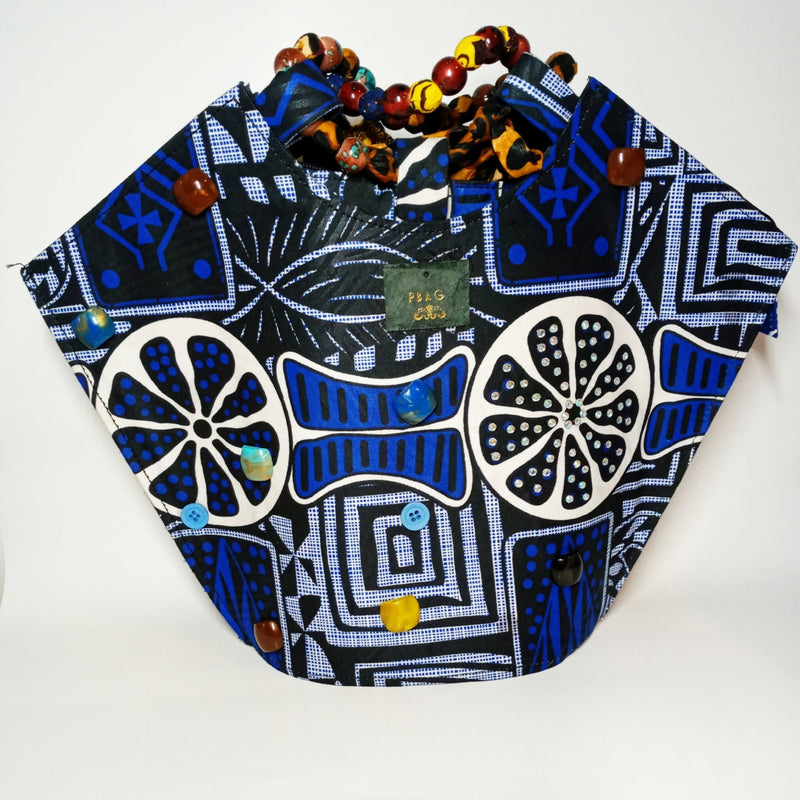 Blue Beads Handbag - SisiMuj