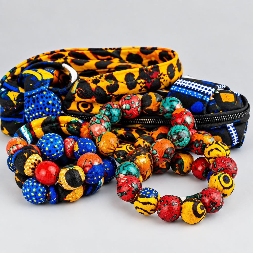 Blue Beads Handbag - SisiMuj