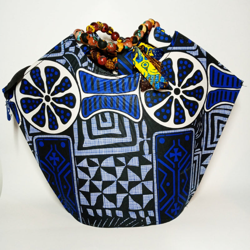 Blue Beads Handbag - SisiMuj