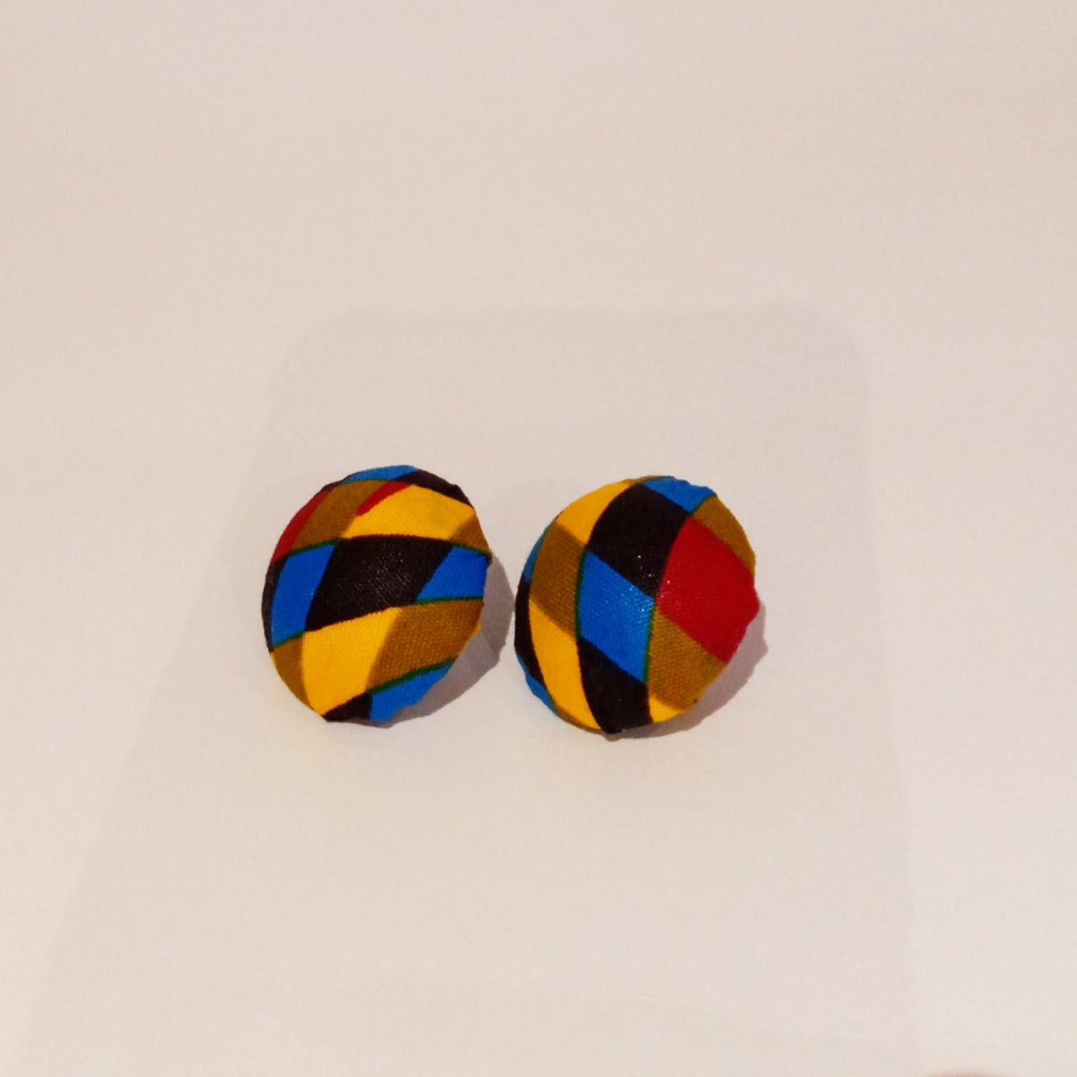 Button Earrings - SisiMuj