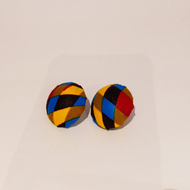 Button Earrings - SisiMuj