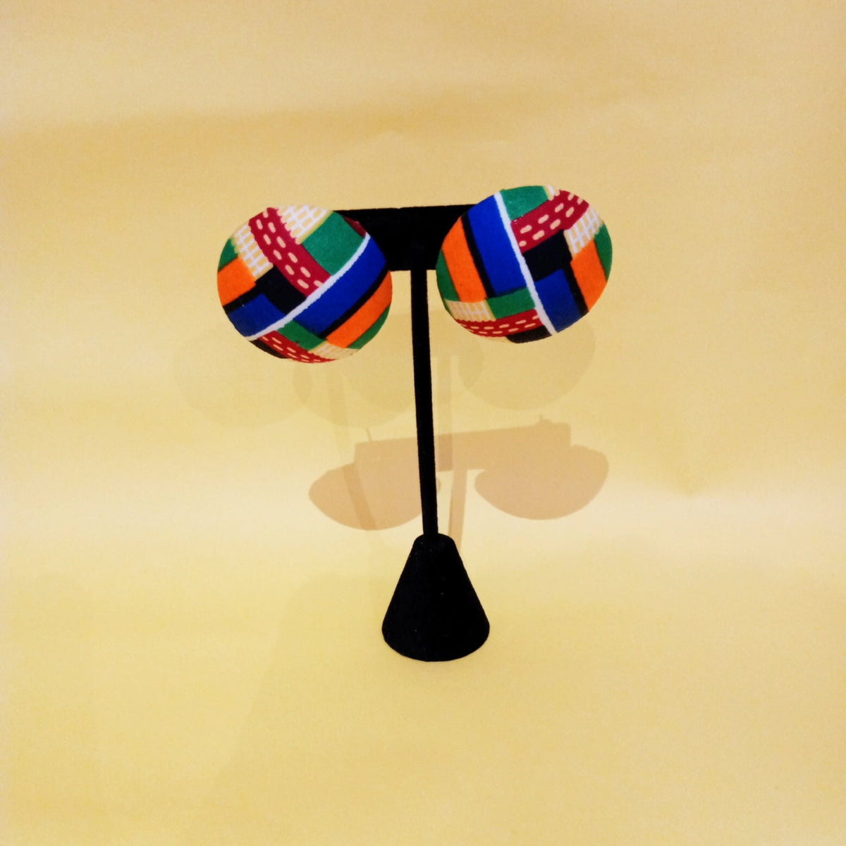 Button Earrings - SisiMuj