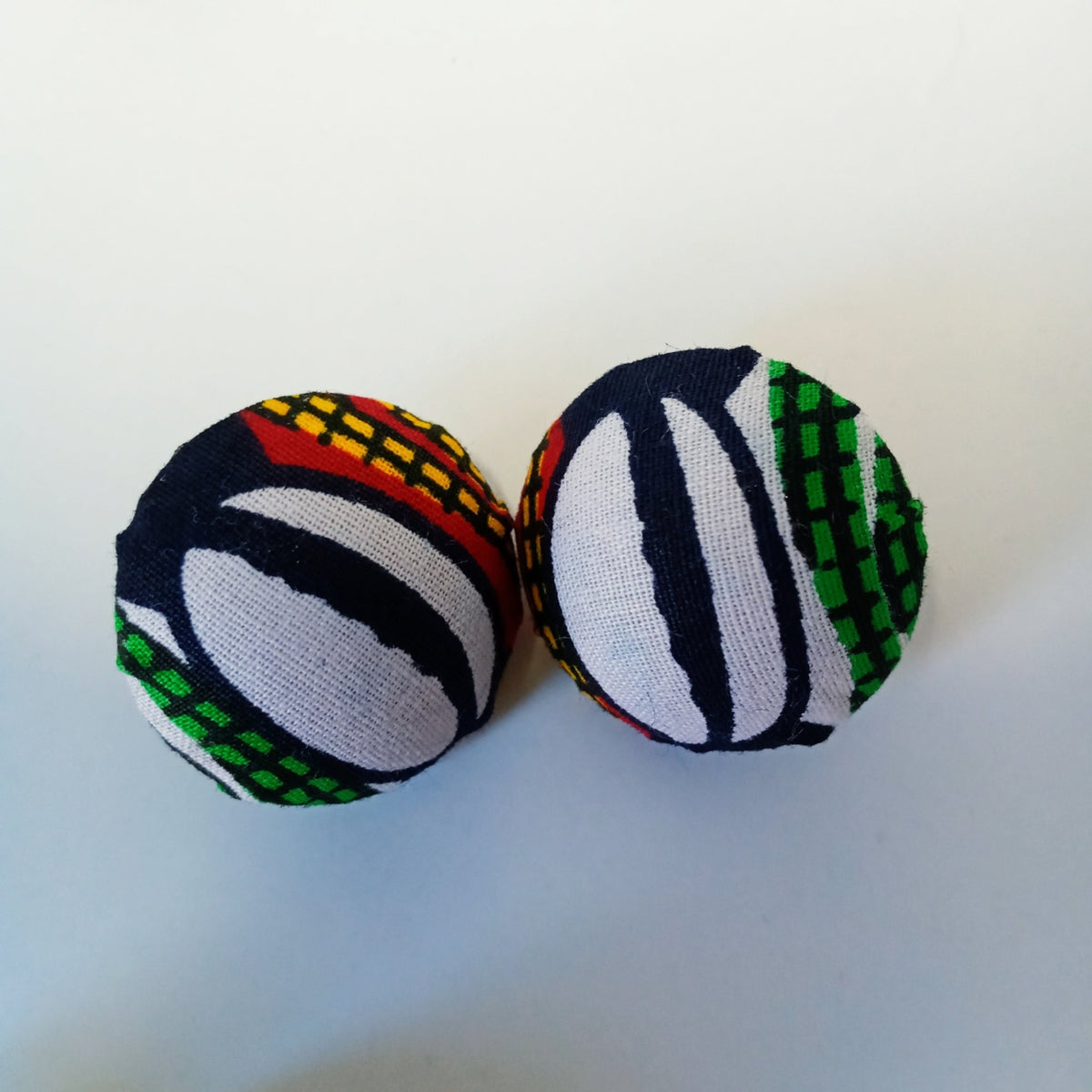 Button Earrings - SisiMuj