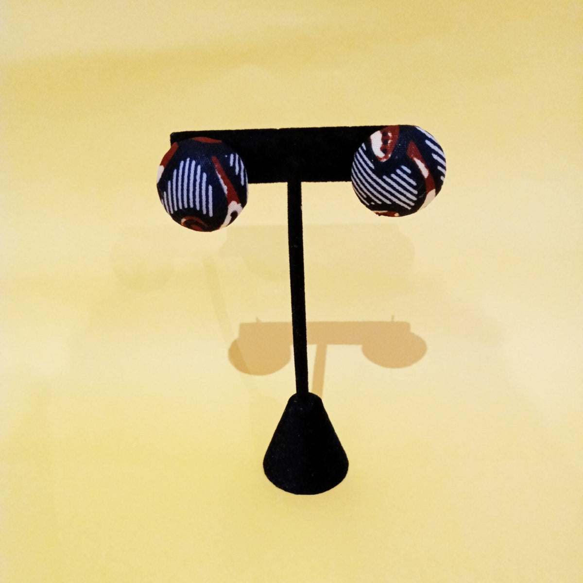 Button Earrings - SisiMuj