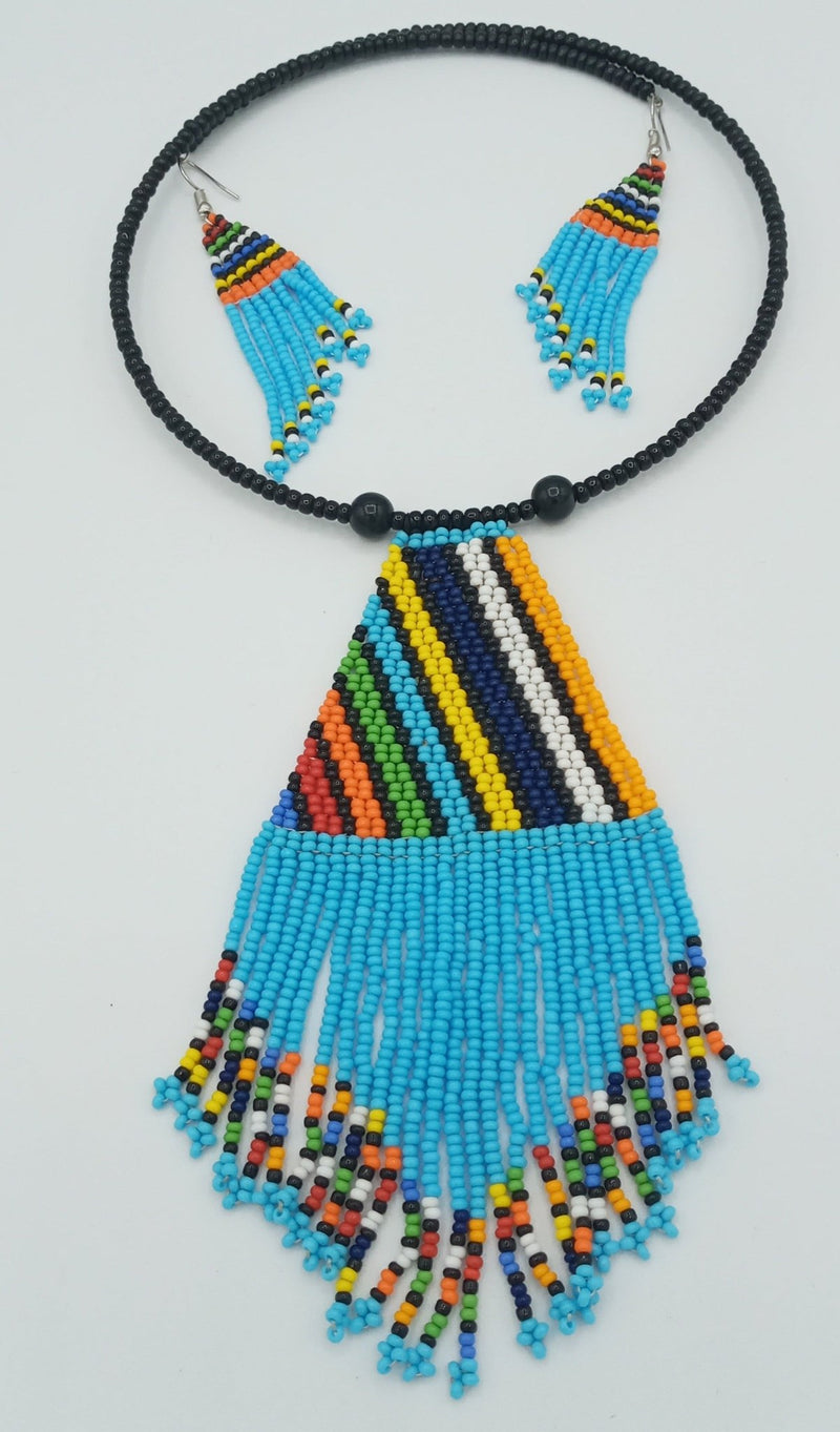 Colorful Beaded Necklace Set - SisiMuj