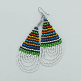 Dangling African Beaded Earrings - SisiMuj