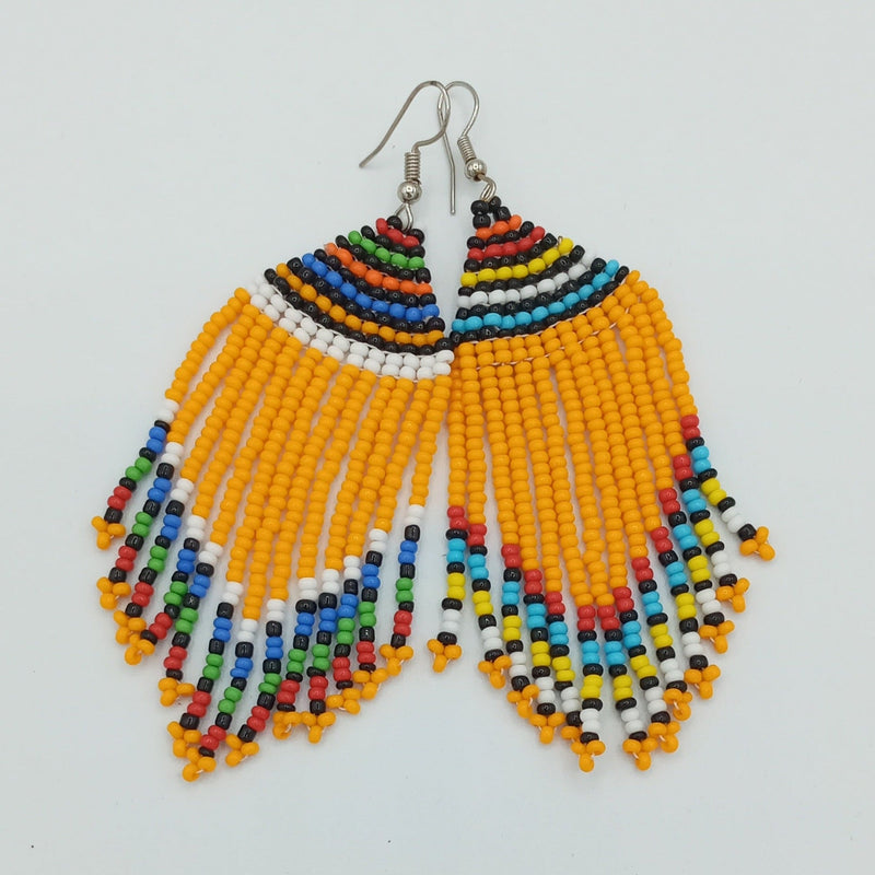 Flary African Beaded Earrings - SisiMuj