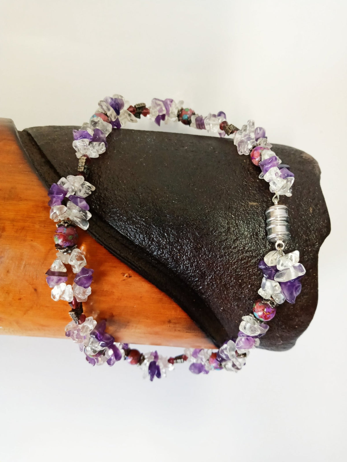 Gemstone Statement Necklace - SisiMuj