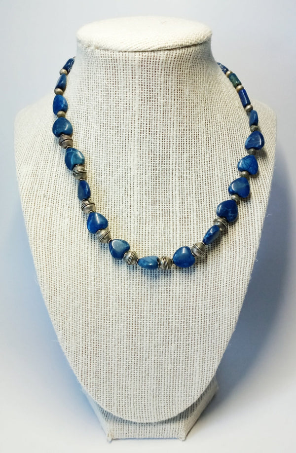 Navy Blue Sodalite Necklace - SisiMuj