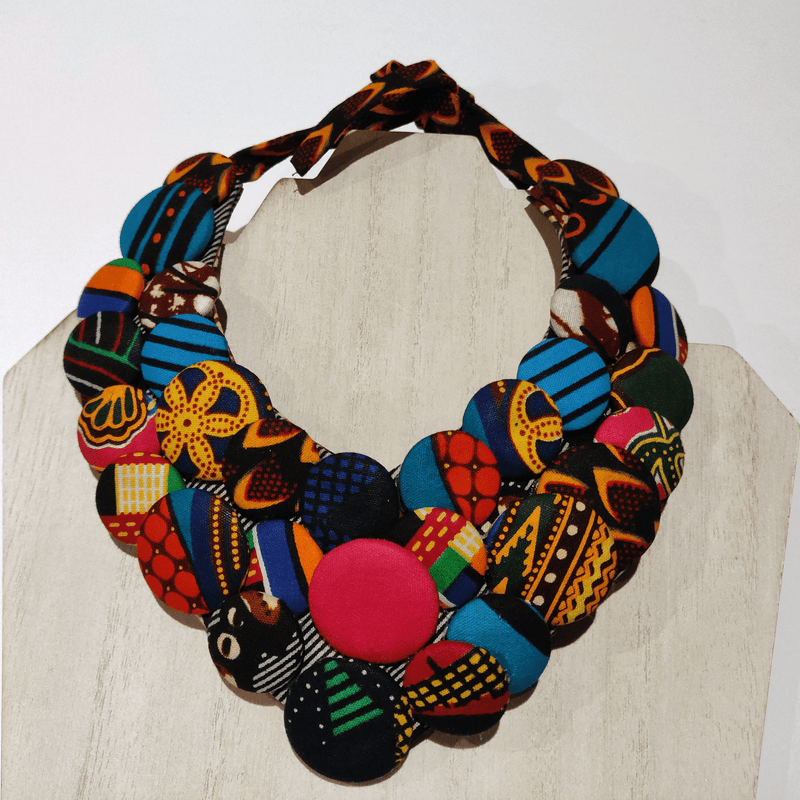 Soulful Button Necklace - SisiMuj