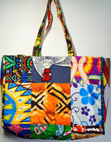 Vivi Patchwork Tote Bag - SisiMuj