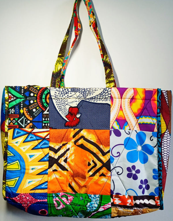 Vivi Patchwork Tote Bag - SisiMuj